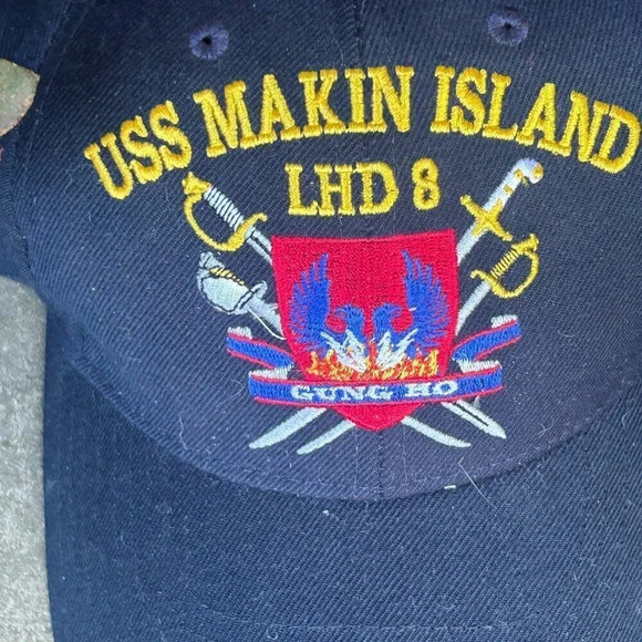 USS MALIN ISLAND LHD 8 The Corps US Navy Baseball Cap NWOT - Picture 4 of 6
